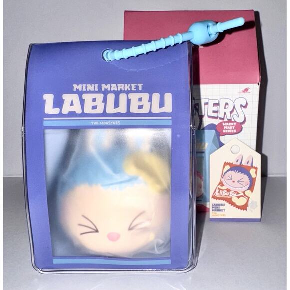 Authentic Pop Mart The Monsters Labubu Squishy Charm Wacky Mart Series - Chips - Picture 1 of 6